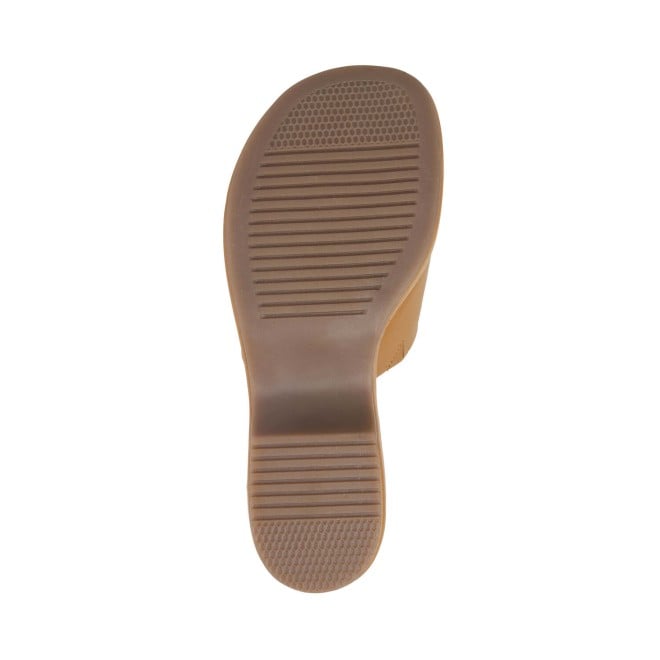 Mochi Women Tan Casual Mules (SKU: 34-256-23-40)