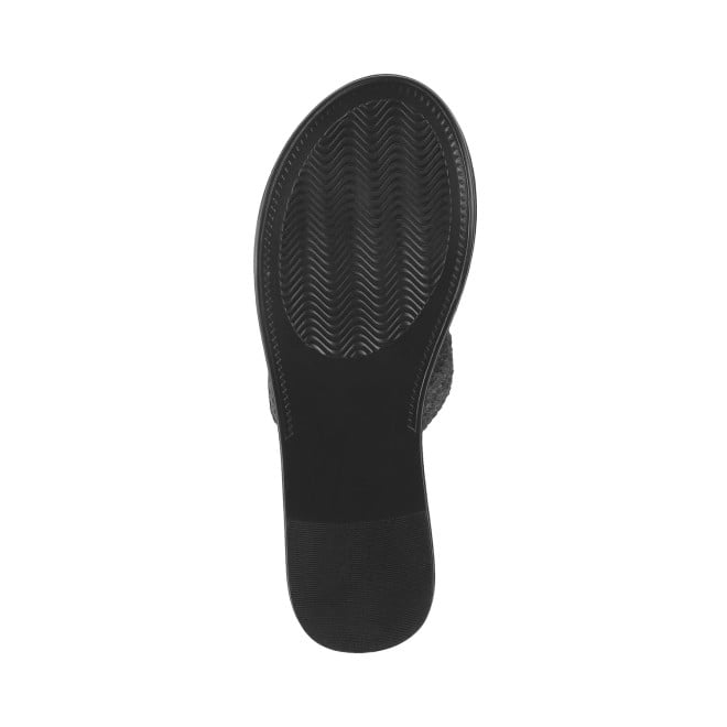 Mochi Women Black Casual Slides (SKU: 34-258-11-36)