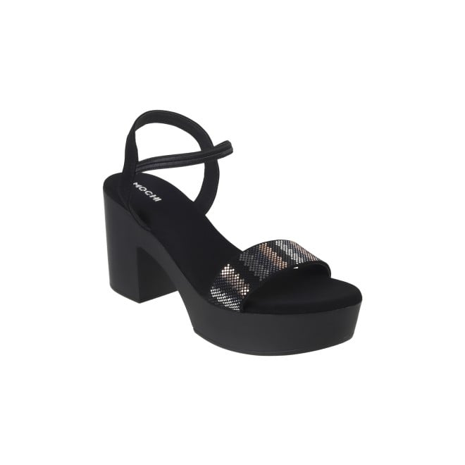 Mochi Women Black Casual Sandals (SKU: 34-272-11-40)