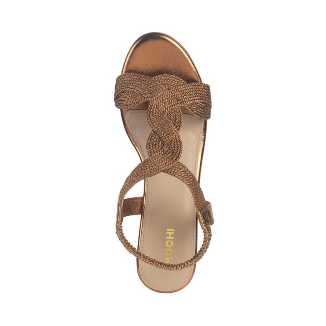 Mochi Women Antique-Gold Casual Pumps (SKU: 34-273-28-36)