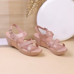 Women Peach Casual Sandals