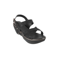 Women Black Casual Sandals