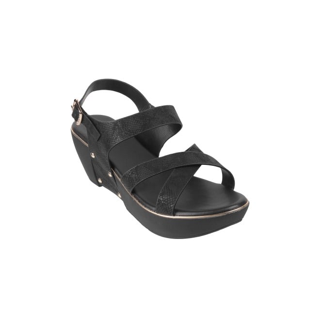 Mochi Women Black Casual Sandals (SKU: 34-28-11-36)