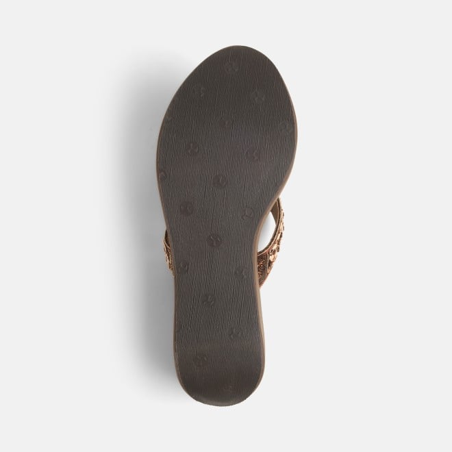 Mochi Women Brown Casual Slip Ons (SKU: 34-280-12-36)