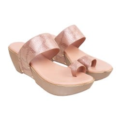 Women Peach Casual Sandals