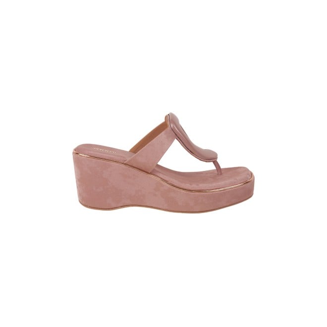 Mochi Women Peach Casual Slip Ons (SKU: 34-303-80-39)
