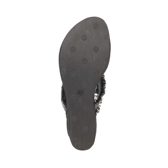 Mochi Women Black Casual Slippers (SKU: 34-305-11-36)