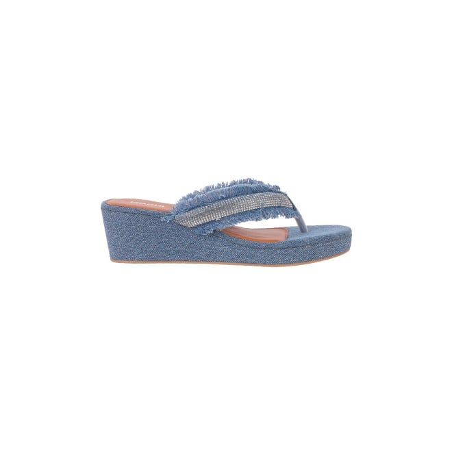 Mochi Women Blue Casual Slippers (SKU: 34-305-45-37)