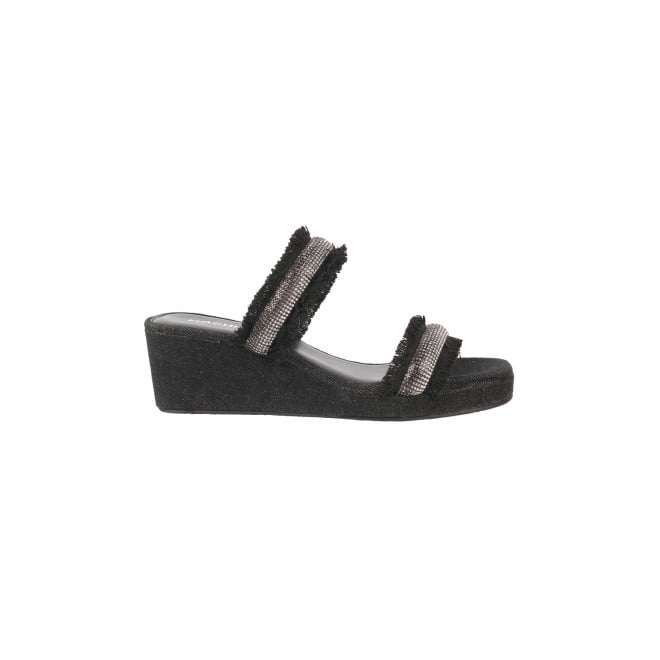 Mochi Women Black Casual Slippers (SKU: 34-306-11-36)