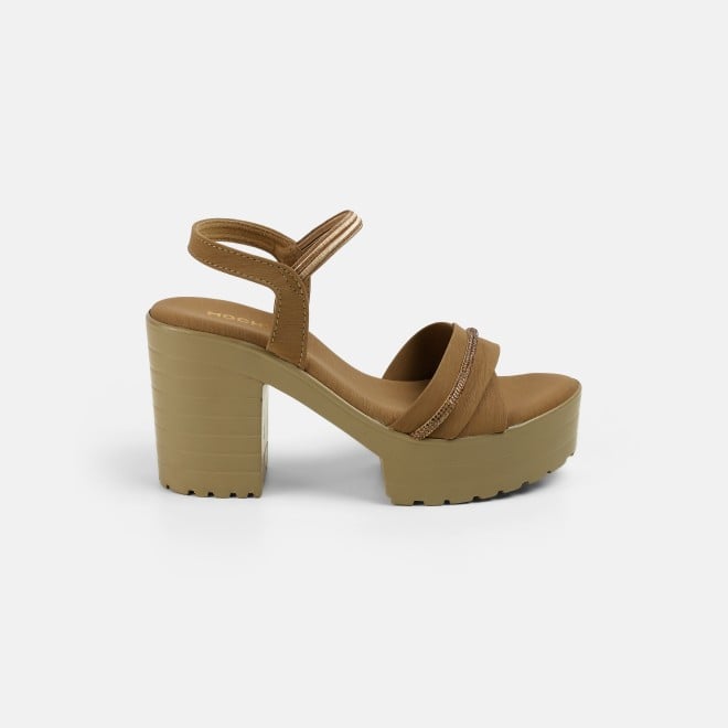 Mochi Women Beige-red Casual Sandals (SKU: 34-311-89-35)