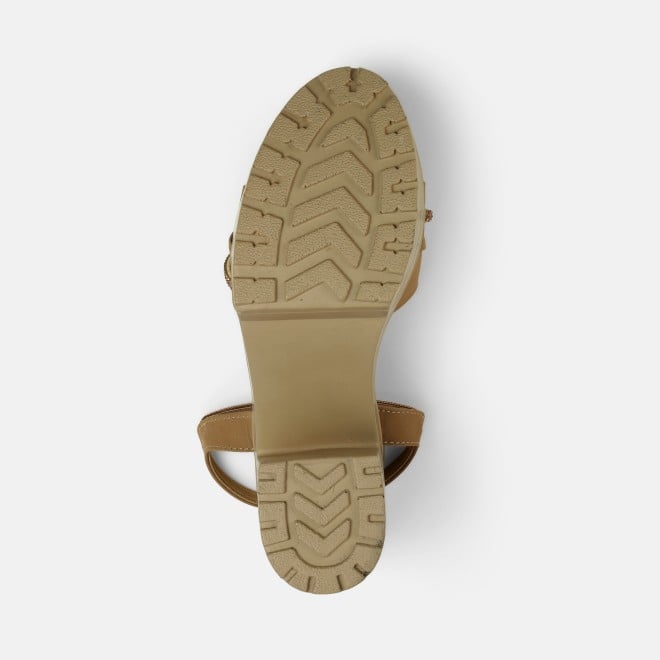 Mochi Women Beige-red Casual Sandals (SKU: 34-311-89-35)