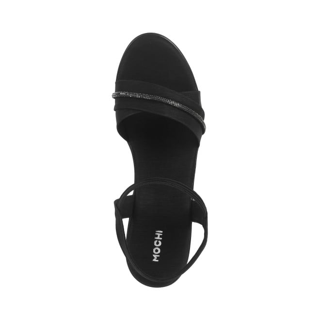 Mochi Women Black Casual Sandals (SKU: 34-311-11-36)