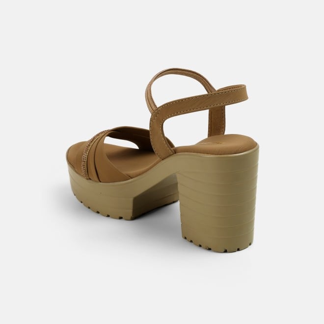 Mochi Women Beige-red Casual Sandals (SKU: 34-311-89-35)
