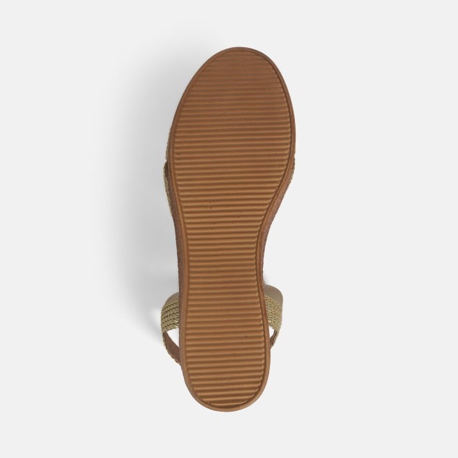 Mochi Women Gold Casual Sandals (SKU: 34-351-15-36)