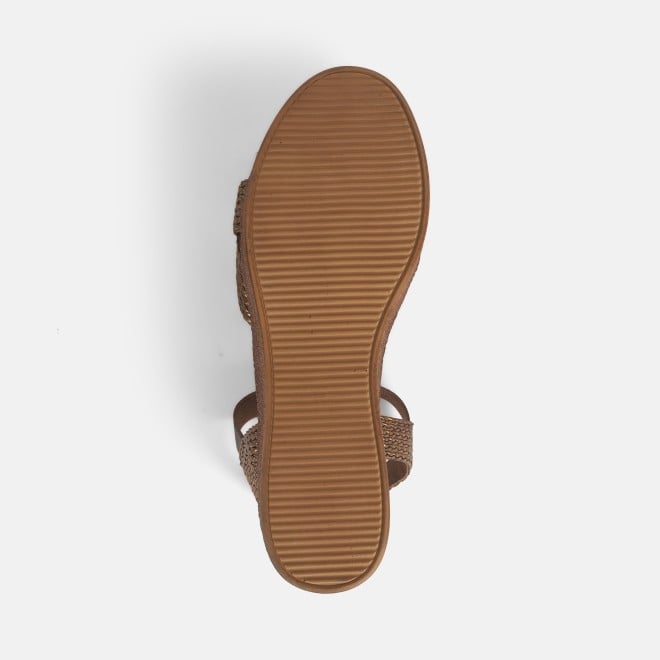 Mochi Women Antique-Gold Casual Sandals (SKU: 34-351-28-36)