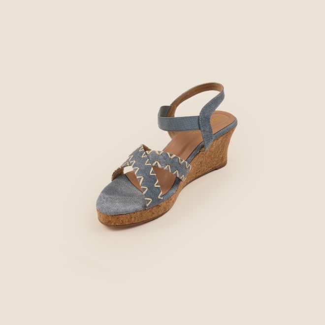 Mochi Women Blue Casual Sandals (SKU: 34-354-45-36)