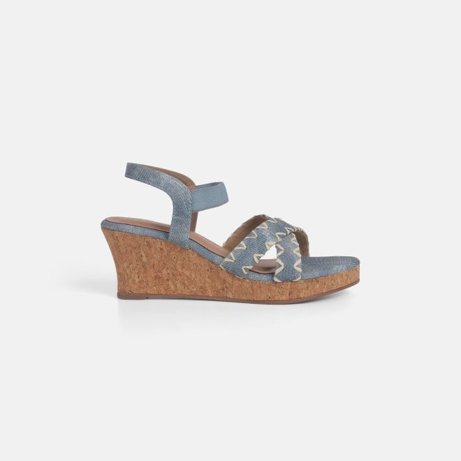 Mochi Women Blue Casual Sandals (SKU: 34-354-45-36)