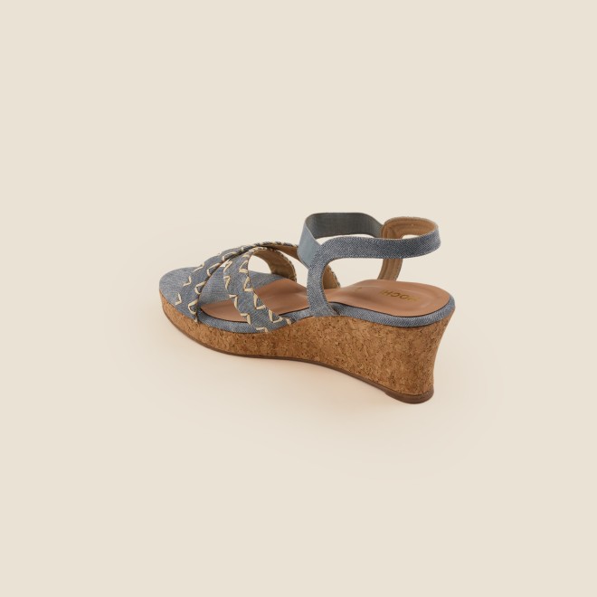 Mochi Women Blue Casual Sandals (SKU: 34-354-45-36)