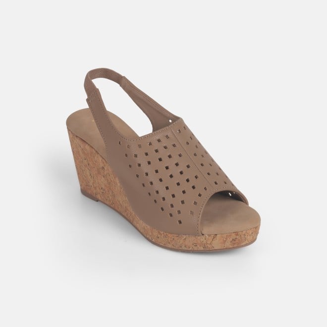 Mochi Women Beige Casual Sandals