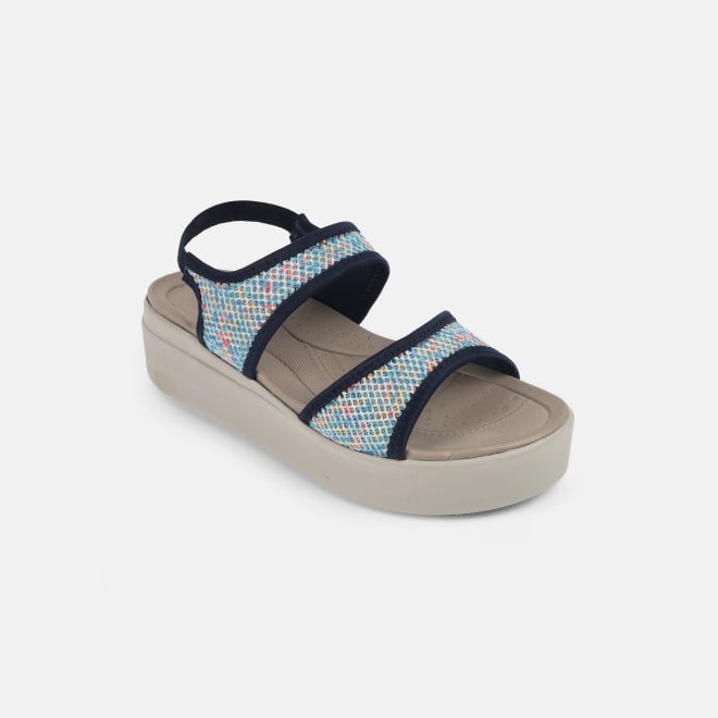Mochi Women Blue Casual Sandals