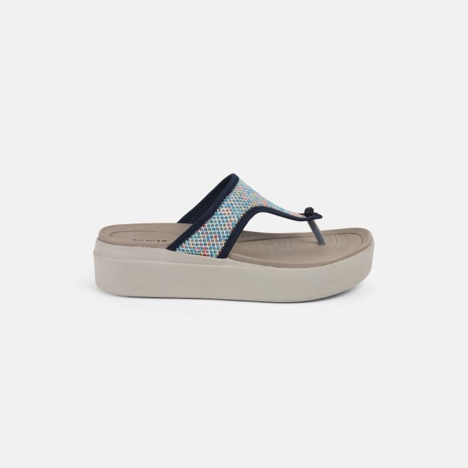 Mochi Women Blue Casual Slippers (SKU: 34-359-45-36)