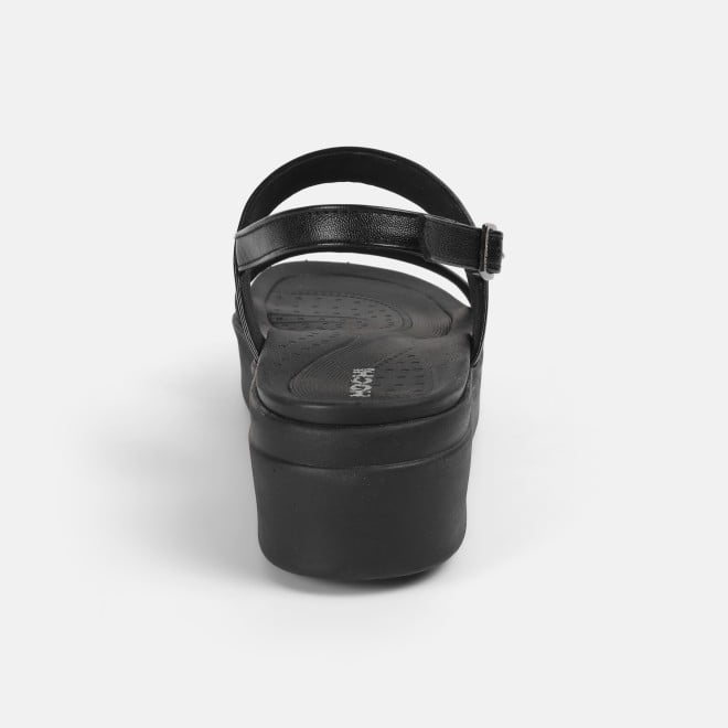 Mochi Women Black Casual Sandals (SKU: 34-361-11-36)