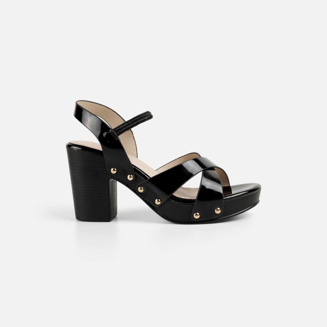 Mochi Women Black Casual Sandals (SKU: 34-362-11-36)