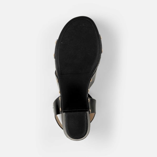 Mochi Women Black Casual Sandals (SKU: 34-362-11-36)