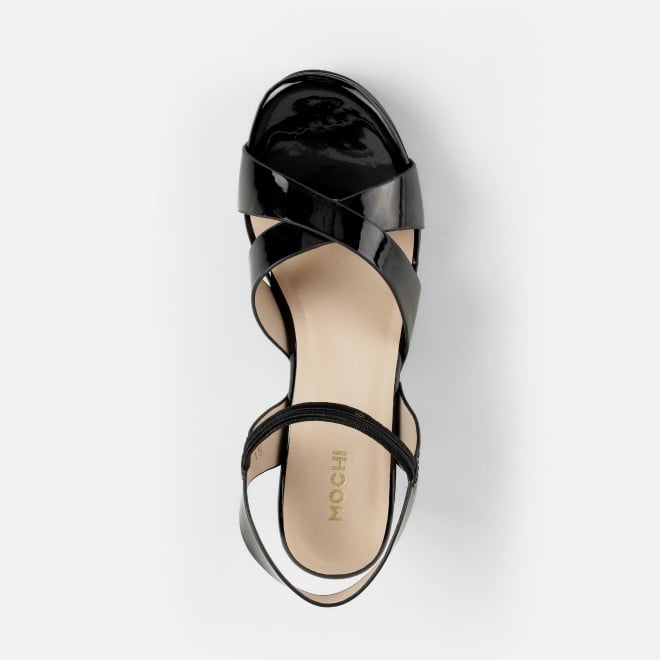 Mochi Women Black Casual Sandals (SKU: 34-362-11-36)