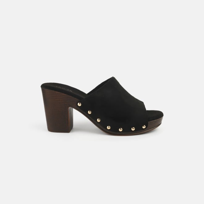 Mochi Women Black Casual Slippers (SKU: 34-363-11-39)