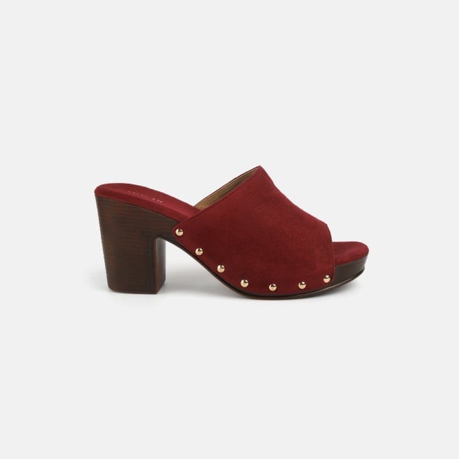 Mochi Women Red Casual Slippers (SKU: 34-363-18-38)