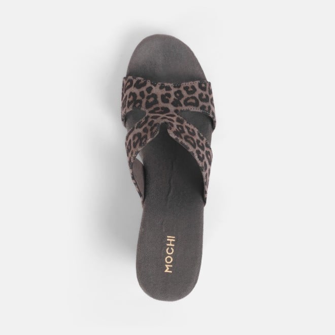Mochi Women Grey Casual Slip Ons (SKU: 34-364-14-36)