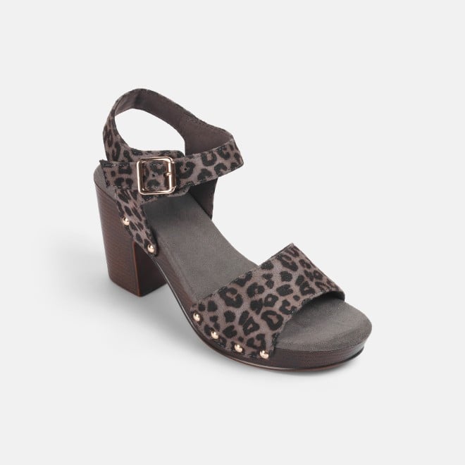 Mochi Women Grey Casual Sandals