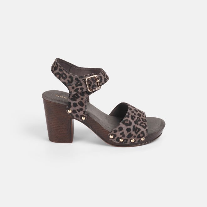 Mochi Women Grey Casual Sandals (SKU: 34-365-14-36)