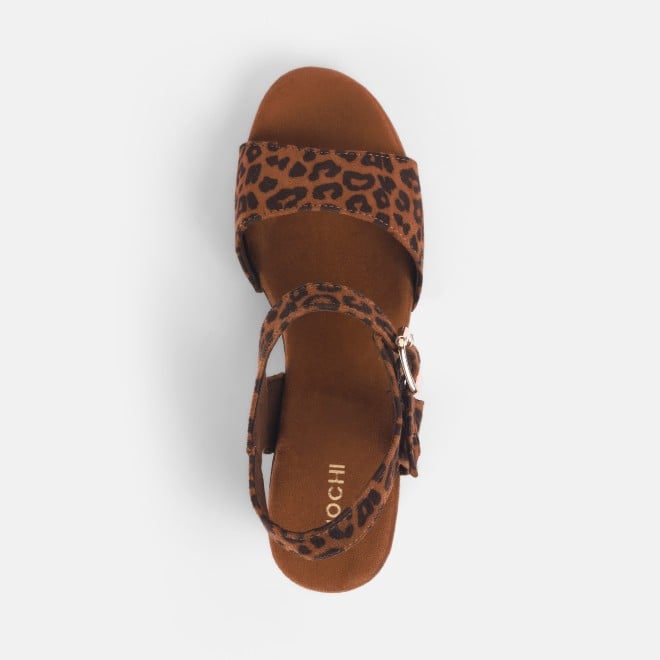 Mochi Women Tan Casual Sandals (SKU: 34-365-23-36)