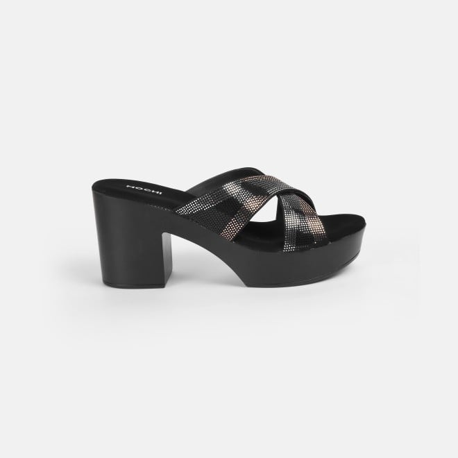 Mochi Women Black Casual Slip Ons (SKU: 34-375-11-36)