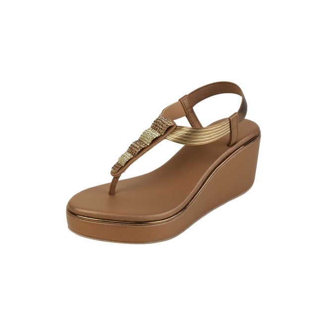 Mochi Women Antic-gold Casual Sandals (SKU: 34-382-28-36)
