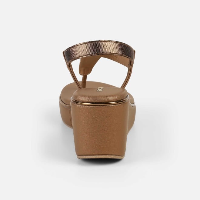 Mochi Women Antic-gold Casual Sandals (SKU: 34-382-28-36)