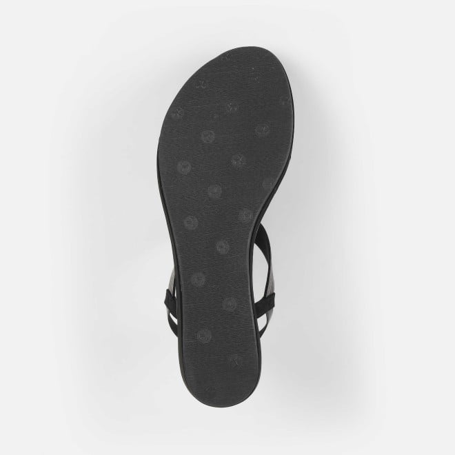 Mochi Women Black Casual Sandals (SKU: 34-382-11-36)