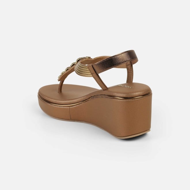Mochi Women Antic-gold Casual Sandals (SKU: 34-382-28-36)