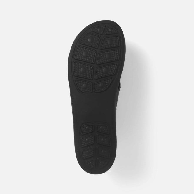 Mochi Women Black Casual Slippers (SKU: 34-386-11-37)