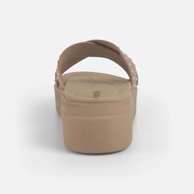 Mochi Women Rose-gold Casual Slippers (SKU: 34-386-52-36)