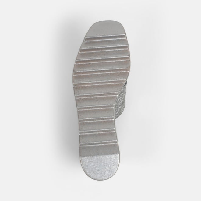 Mochi Women Gun-Metal Casual Slip Ons (SKU: 34-388-29-36)