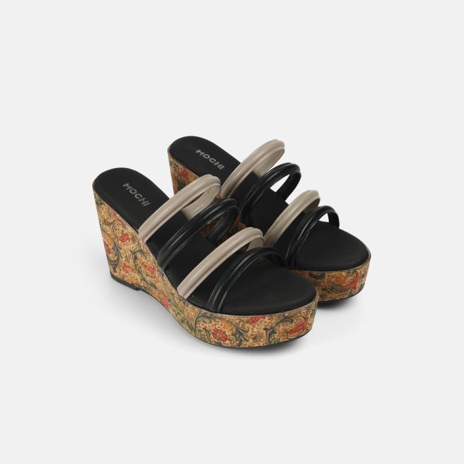 Mochi Women Black Casual Slip Ons (SKU: 34-390-11-36)