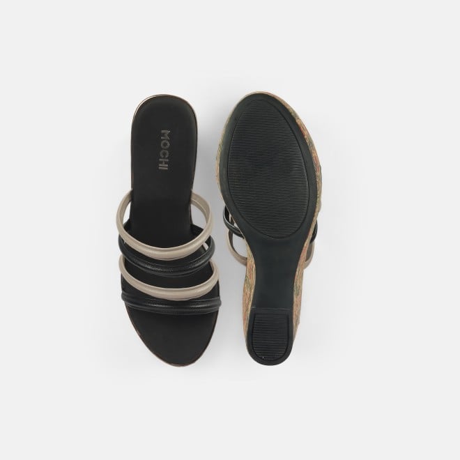 Mochi Women Black Casual Slip Ons (SKU: 34-390-11-36)