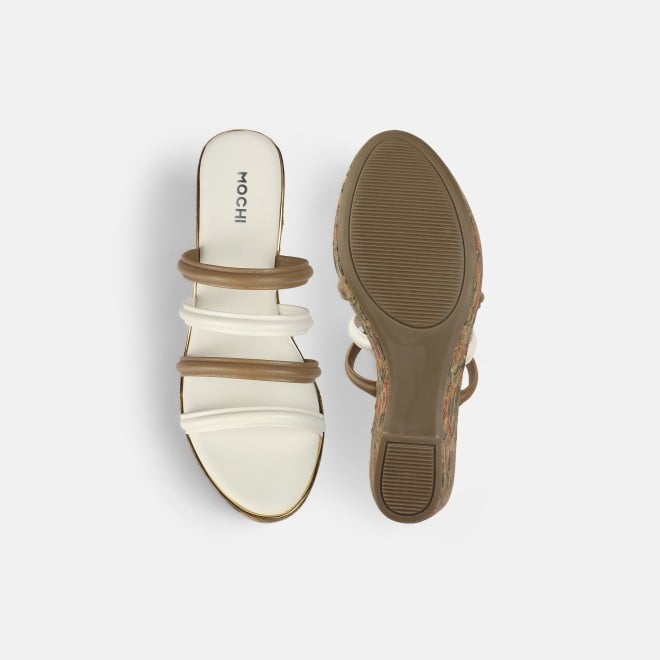 Mochi Women White Casual Slip Ons (SKU: 34-390-16-36)