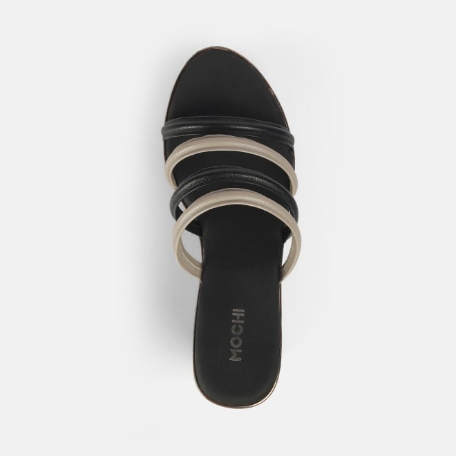 Mochi Women Black Casual Slip Ons (SKU: 34-390-11-36)