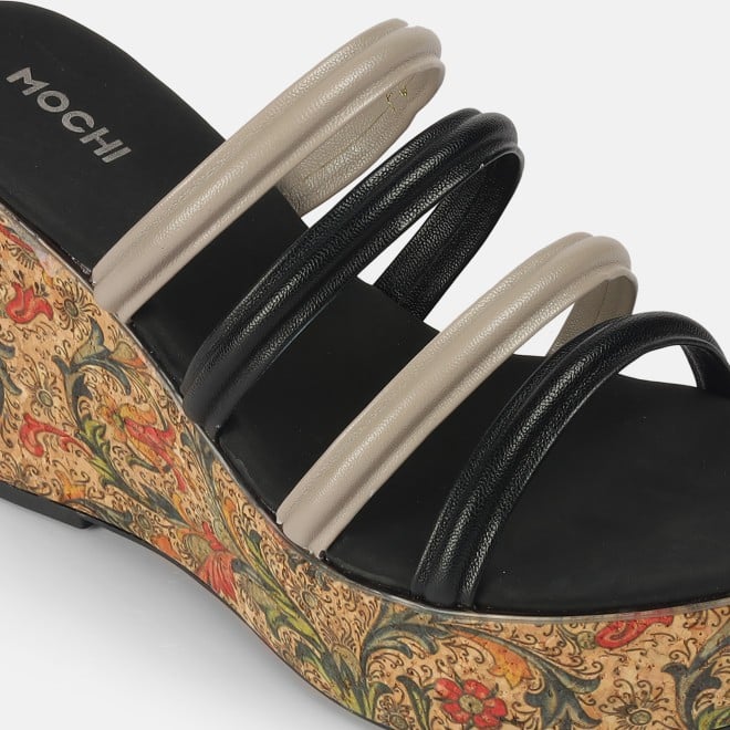 Mochi Women Black Casual Slip Ons (SKU: 34-390-11-36)