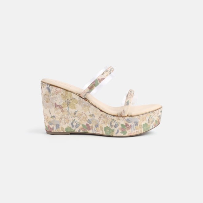 Mochi Women Gold Casual Slip Ons (SKU: 34-391-15-36)