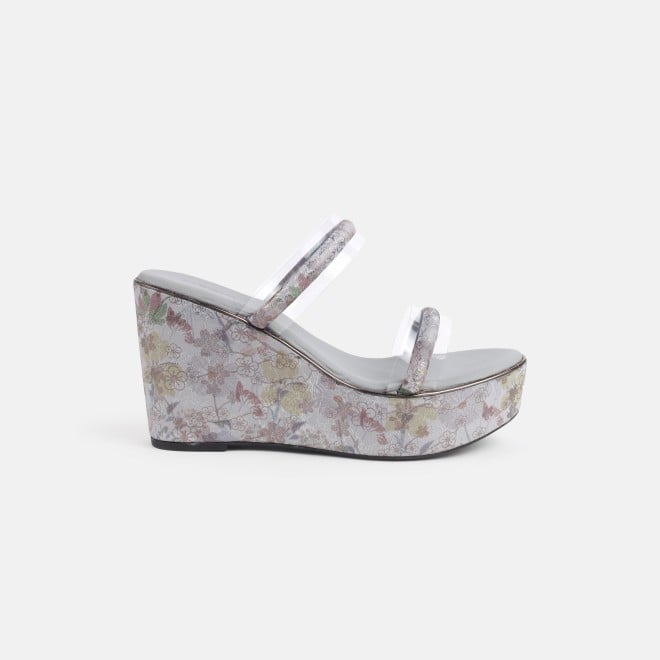 Mochi Women Gun-metal Casual Slip Ons (SKU: 34-391-29-36)